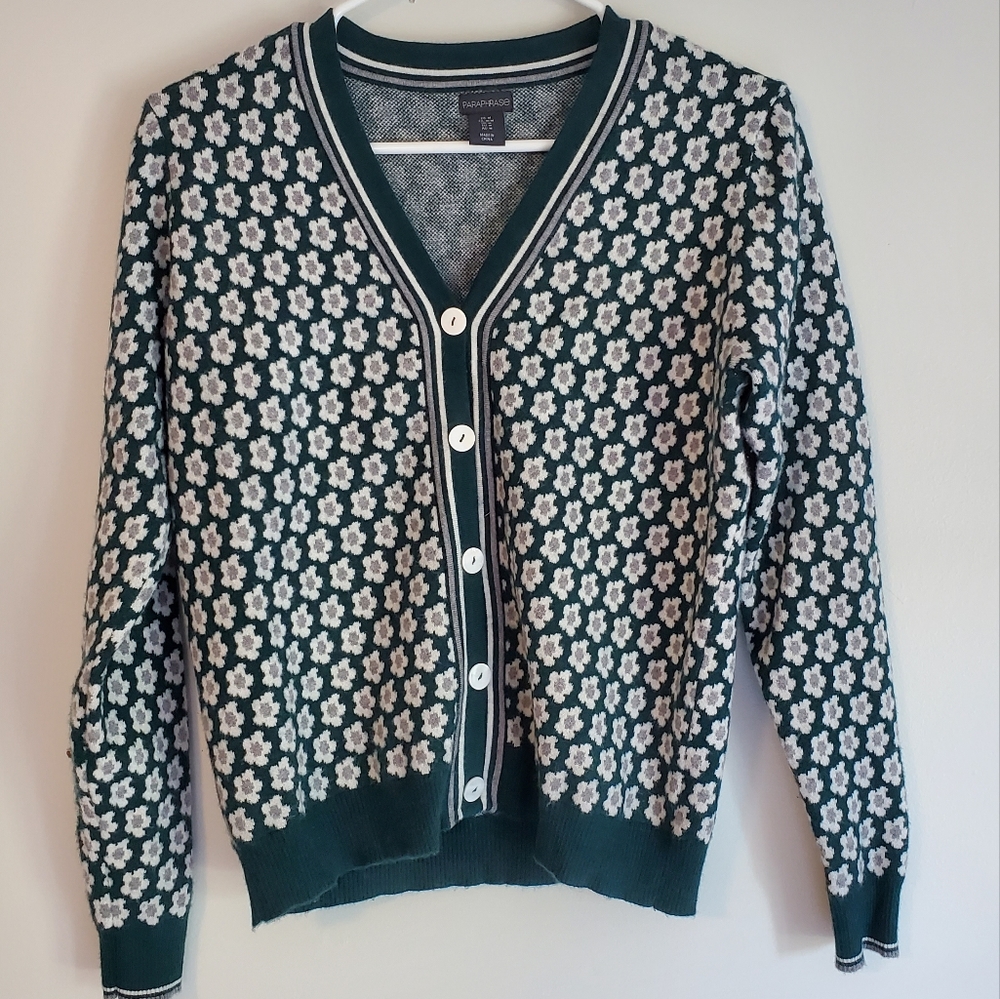 Paraphrase | Floral Button-Down Carigan